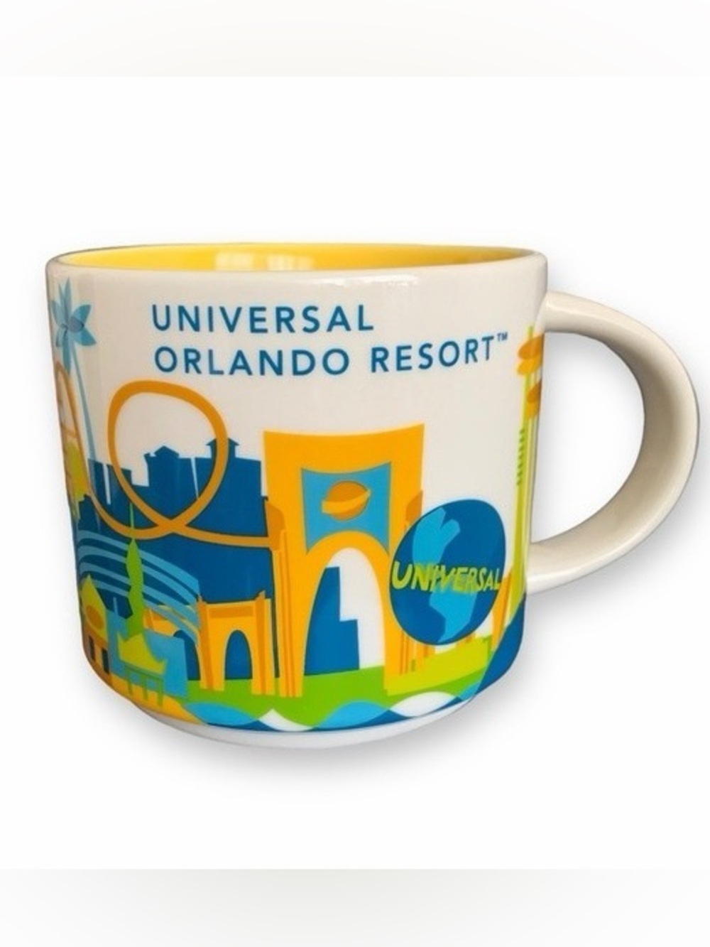 Starbucks 2016 Universal Orlando Resort You Are Here 14oz Coffee Tea Mug Cup